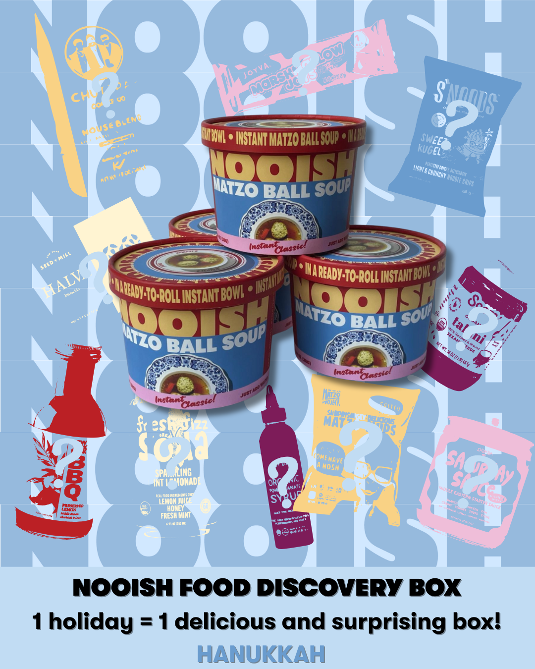 Hanukkah NOOISH Food Discovery Box