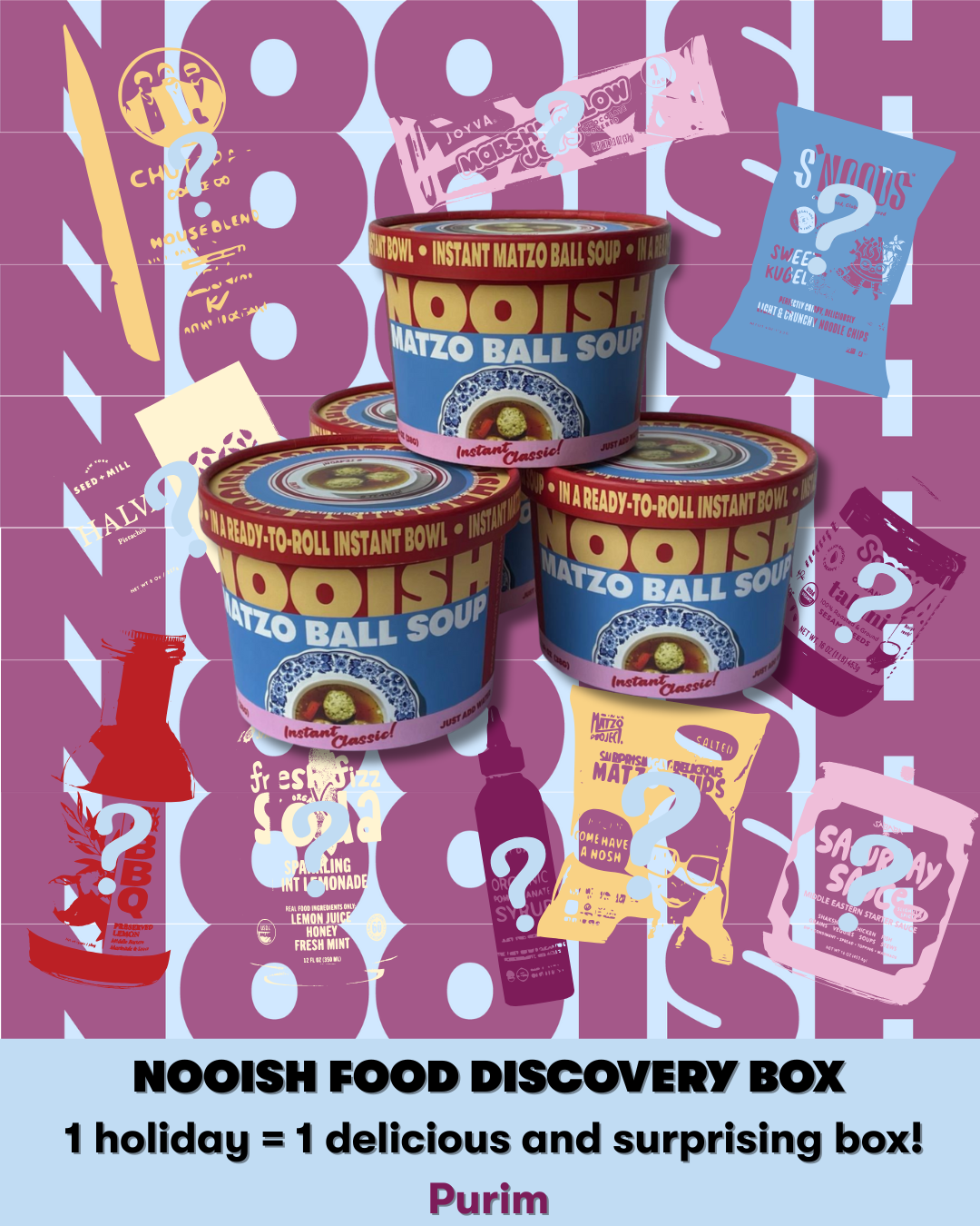 Purim NOOISH Food Discovery Box